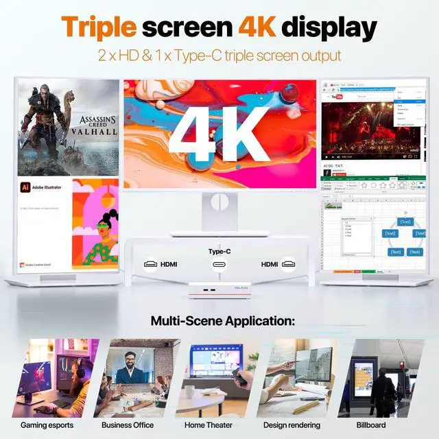 Alt view image 4 of 5 - PELADN HI-3 Mini PC Core i5-11300H 16GB RAM/512GB SSD,HDMI,Micro Tower Mini Desktop Computer