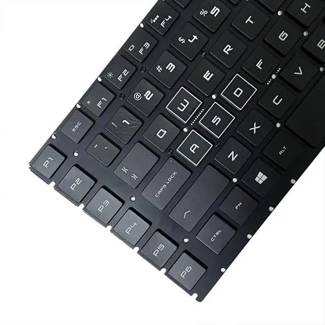Alt view image 3 of 5 - Zahara Backlit Keyboard 9Z.NEBBQ.11K NSK-XH1BQ for HP Omen 17-an 17-AN008CA 17-AN010CA 17-an011dx 17-AN012DX 17-an013dx 17-an014dx 17-AN020CA 17-AN030CA 17-AN053NR 17-AN110NR 17-AN188NR 17-an120nr