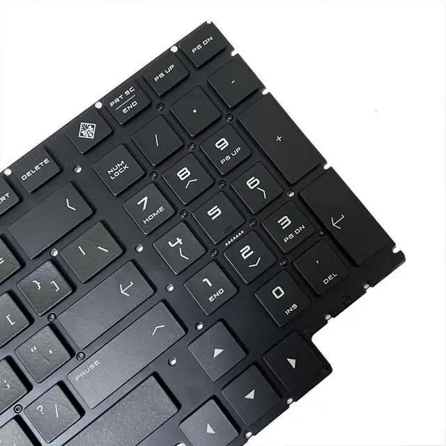 Alt view image 5 of 5 - Zahara Backlit Keyboard 9Z.NEBBQ.11K NSK-XH1BQ for HP Omen 17-an 17-AN008CA 17-AN010CA 17-an011dx 17-AN012DX 17-an013dx 17-an014dx 17-AN020CA 17-AN030CA 17-AN053NR 17-AN110NR 17-AN188NR 17-an120nr