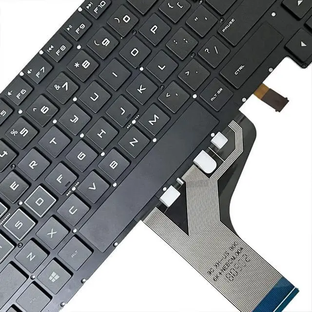 Alt view image 4 of 5 - Zahara Backlit Keyboard 9Z.NEBBQ.11K NSK-XH1BQ for HP Omen 17-an 17-AN008CA 17-AN010CA 17-an011dx 17-AN012DX 17-an013dx 17-an014dx 17-AN020CA 17-AN030CA 17-AN053NR 17-AN110NR 17-AN188NR 17-an120nr