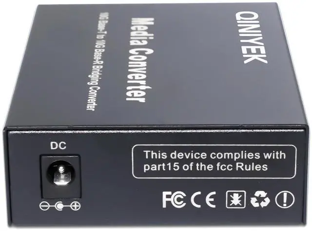 Alt view image 4 of 5 - QINIYEK 10G Multi-Gigabit SFP Media Converter, 2 Port 10G Ethernet Media Converter,1x 100M/1G/2.5G/5G/10GBase-T RJ45 to 1x 10GBase-X SFP+ Slot NDAA & TAA Compliant, Power Adapter and Manual Included