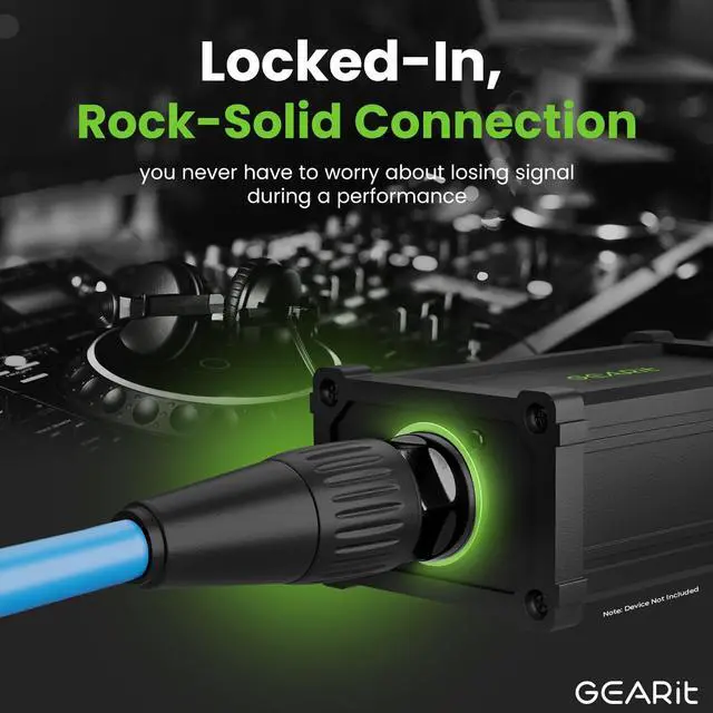 Alt view image 4 of 5 - GEARit Shielded CAT6 Ethercon Cable (20 Feet) Professional Audio & Lighting RJ45 EtherCON-Compatible Cable for Studio, Stage, Concerts - 20ft Blue