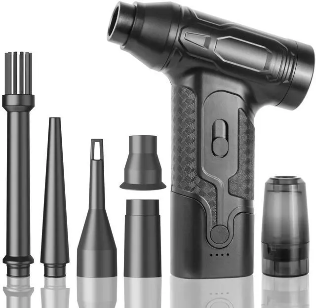 Main image of Compressed Air Duster - 300000RPM Electric Air Duster Super Powerful - Cordless Handheld Air Blower, Adjustable Mini Dust Blower for Computer, Keyboard, Outdoor, Home, Gift for Men