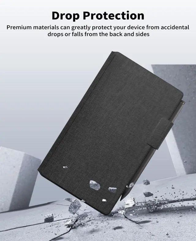 Alt view image 3 of 5 - Case for Remarkable Paper Pro Move,NOUKAJU Magnetic Protection Cover,Drop-Resistant,Anti-Scratch,Protection Case for Remarkable Pro Move Paper Tablet 7.3inch(Black)