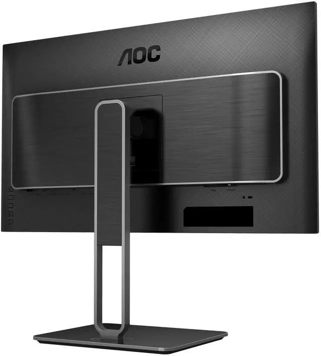 Alt view image 5 of 5 - AOC U27U2DP 27" 4K Frameless Monitor, UHD 3840 x 2160, KVM, RJ45, USB-C Docking, Height Adjustable Stand