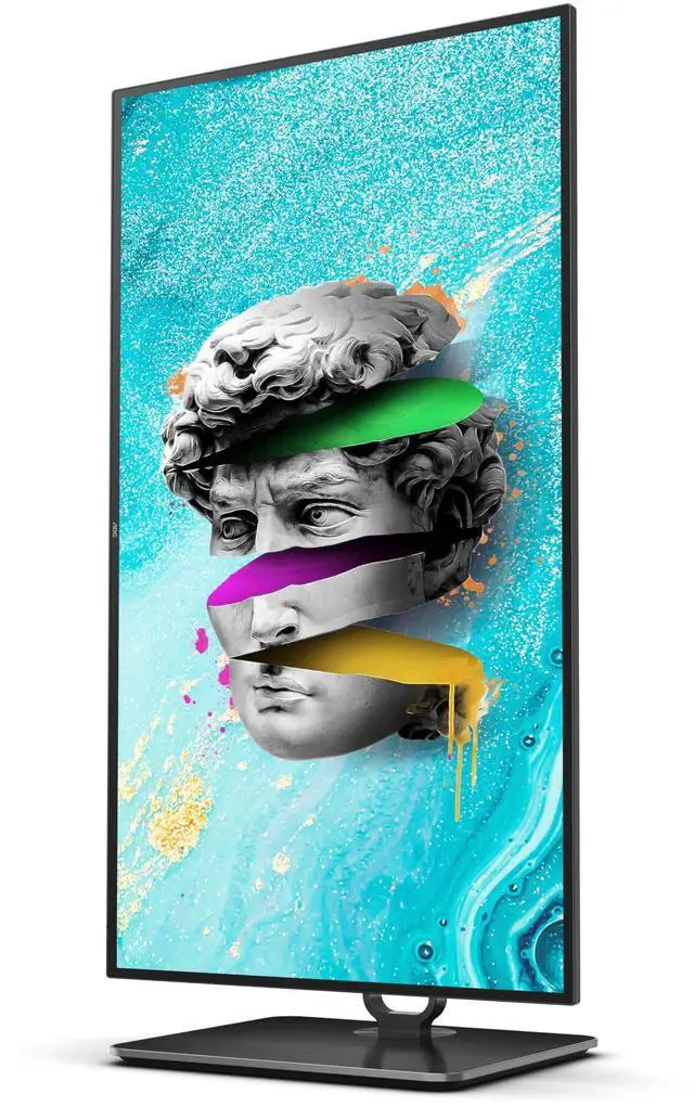 Alt view image 3 of 5 - AOC U27U2DP 27" 4K Frameless Monitor, UHD 3840 x 2160, KVM, RJ45, USB-C Docking, Height Adjustable Stand