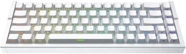 Main image of IROK MG68ACE 68 Keys Wired Magnetic Switch Keyboard, Aluminum Alloy Body, 8K Low Latency, Hot Swappable ARGB, Web Driver,Rapid Trigger Customizable Gaming Keyboard(White)