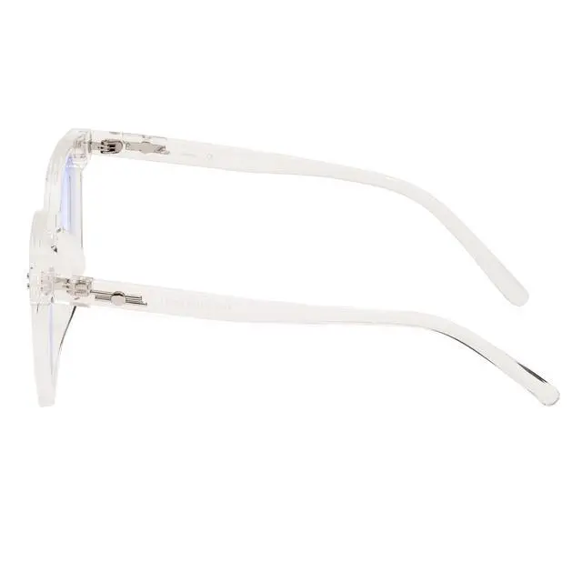 Alt view image 4 of 5 - AMBEYE TR90 Oversized Blue Light Blocking Glasses for Gaming, Office & Reading, Anti UV Protective Glasses for Drivers, Outdoor Activities, Men & Women(Clear)