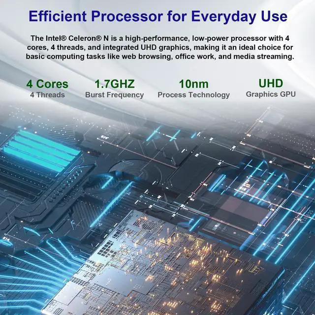 Alt view image 3 of 5 - jumper 16 inch Laptop Computer, Convertible Laptop with Quad Core, 16GB DDR RAM 640GB Storage, 360 Degree Touchscreen, Backlit Keyboard, Fingerprint Reader, 1 Year Office 365, WiFi 6