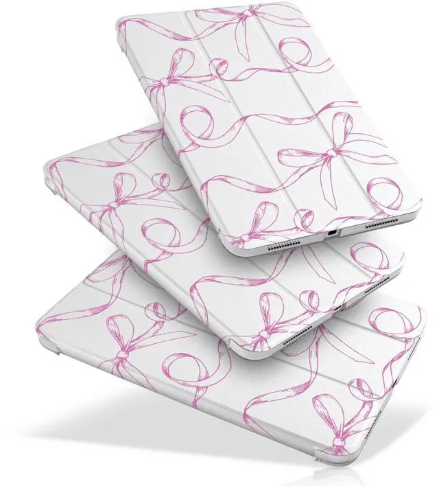 Main image of MecBevia Case for iPad (A16) 11th Generation 11 Inch (2025), iPad 10th Generation 10.9 Inch (2022), Hard PC Back Cover, Auto Wake/Sleep, Sparkly Bows