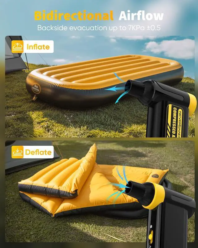 Alt view image 4 of 4 - NEVERLAND Compressed Air Duster - 240000RPM Electric Duster, 8-Gear Rechargeable Air Blower, Replace Canned Air, Cordless Mini Turbo Fan Jet Blower for Computer, Keyboard, Home, Car Cleaning & Outdoor