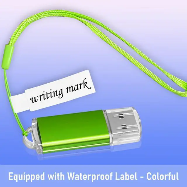 Alt view image 5 of 5 - Nicepicten 16GB USB Flash Drive 20 Pack Zip Drive USB 2.0 Flash Drives 16GB Memory Stick Jump Thumb Drives for Data Storage (Yellow)