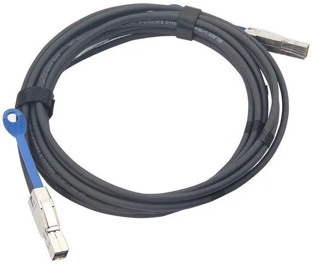 Alt view image 2 of 5 - 12G Mini SAS HD SFF-8644 to SFF-8644 Cable for NVMe Enclosure/Storage Array, SAN & JBOD Compatibility, 100-Ohm, 2-m(6.6ft)