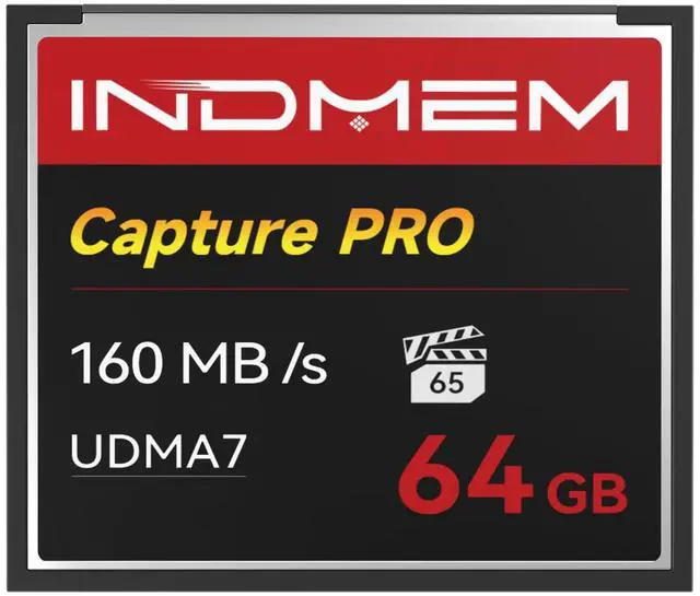 Main image of CF Card 64GB Memory Card High Speed UDMA Up to 160MB/s Camera Cards Designed for Photographers & Videographers,Support High-Speed Continuous Shooting or 4K Video Recording