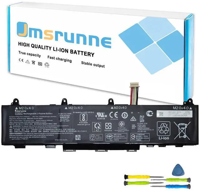 Main image of Jmsrunne 53Wh CC03XL Laptop Battery Replacement for HP ZBook Firefly 14 G7 G8 EliteBook 840 845 830 835 G7 G8 Probook 635 Aero G7 G8 Series HSTNN-DB9Q L77608-2C1 L78555-005 L77608-421 CC03053XL-PL