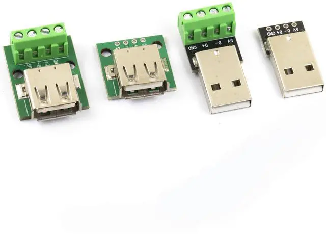 Alt view image 3 of 5 - yddmyo 14pcs USB Breakout Board Kit - Type A & C, 2.0 & 3.0, Male & Female Connectors