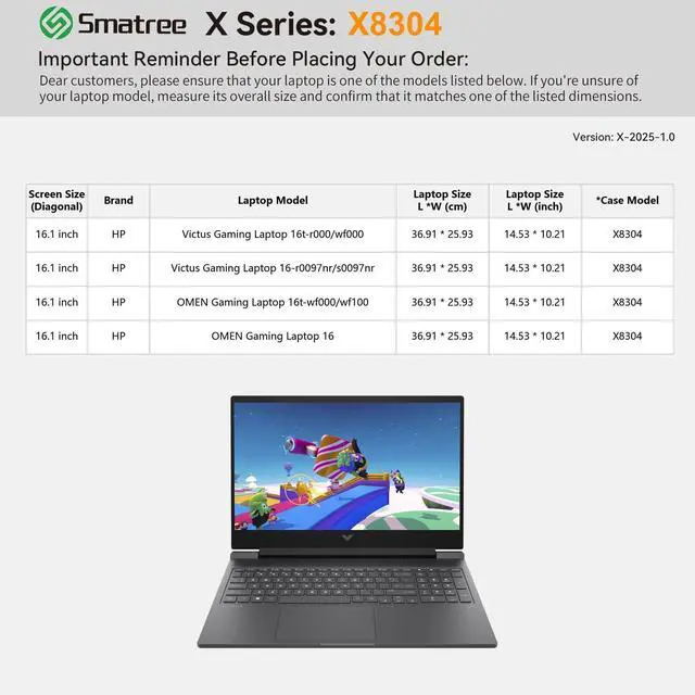 Alt view image 2 of 5 - Smatree Hard EVA Protective Sleeve Case Compatible for 16.1 inch HP Victus Gaming Laptop 16t-r000/16t-s000/16-s0097nr/16-r0097nr,for 16.1 inch HP OMEN Gaming Laptop Notebook Bag,Green(X8304G)