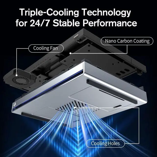 Alt view image 5 of 5 - LincStation N2 6-Bay NAS Storage - Intel N100 4-Core | 10GbE | 16GB LPDDR5 | 128G eMMC | 2x2.5 SATA HDD + 4xM.2 NVMe Slots | 2-Year Warranty | 4K HDMI | Network Attached Storage (Diskless)