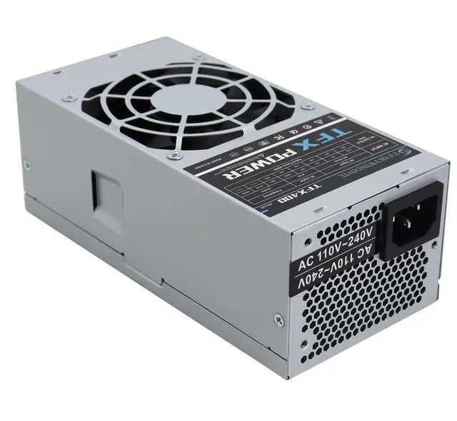 Alt view image 2 of 5 - TFX 400W Power Supply Fixed Cable Stand Full Voltage 110-240V PSU with 20+4Pin Mainboard Power for Desktop NAS POS Mini ITX