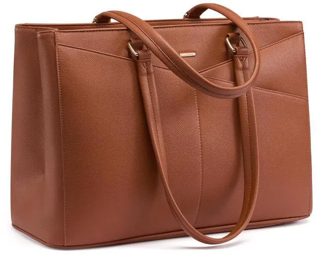 Main image of LOVEVOOK Lunch Tote Bag for Women, Laptop Bag for Work with Insulated Lunch Compartment 15.6 Inch 2 in 1 Lunch Tote Large Capacity Computer Handbag for Work, Teacher, Nurse, Office, Casual