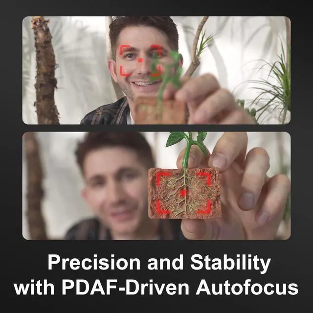 Alt view image 5 of 5 - JOYUSING Flip600S 4K Webcam for PC, Ultra HD Webcam with tripod, PDAF Autofocus, Noise-Cancelling Mics, 79° FOV, Auto Light Correction, Privacy Cover, for Conference, Streaming, Zoom/Teams/Google Meet