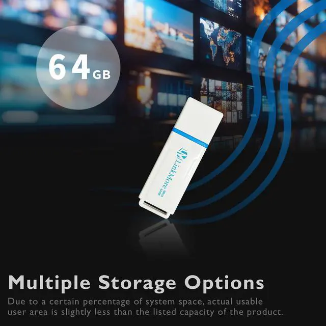 Alt view image 4 of 5 - LinkMore 64GB (5 Pack) NR34 USB Flash Drive  USB 3.2 Memory Stick with Keychain Loop, High-Speed Thumb Drive up to 120MB/s Read & 60MB/s Write for PC, Mac, Car, TV  Compact, Plug & Play