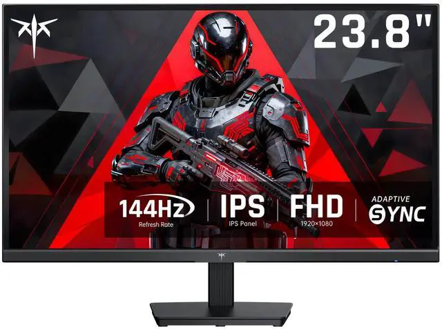 Main image of KTC 24 Inch Computer Monitor, FHD 144Hz Office Gaming Monitor, IPS, Adaptive-Sync, HDMI & DP Port, 1500:1 Contrast Ratio, Bluelight Filter, Tilt Adjustable, H24B9S