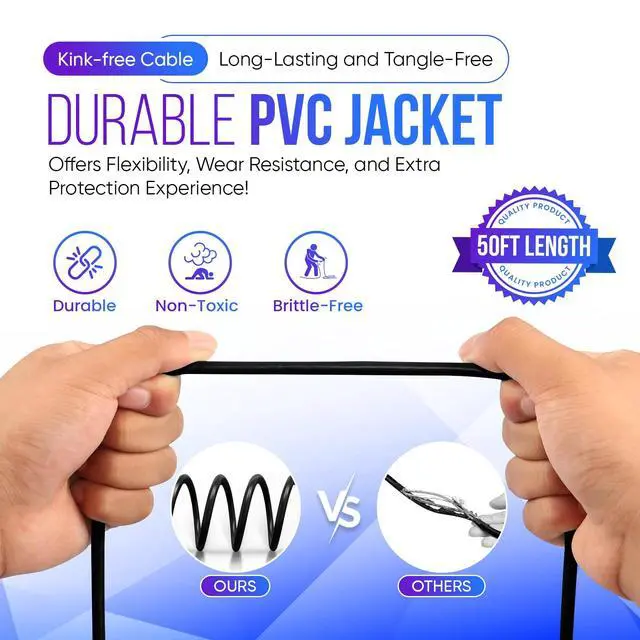 Alt view image 3 of 5 - ETS 32ft Active USB 3.0 Extension Cable, 2 Signal Boosters, 5Gbps Data Transfer Power Adapter USB 3 Extension Cable for Laptops, Gaming Consoles & More High-Speed Performance