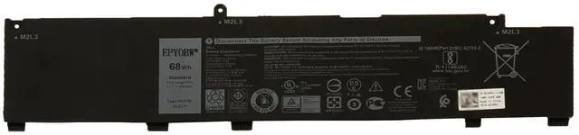 Main image of EPYOBW MV07R Laptop Battery 68Wh 4250mAh 15.2V Compatible with Dell G3 15 3590 3700 3790 5500 5505 SE 3500 GN3500EDFSS WDP8D KJGP7 WDP8D GN3500EDFUS GN3500EDFRS Series JJRRD 0JJRRD 266J9 72WGV