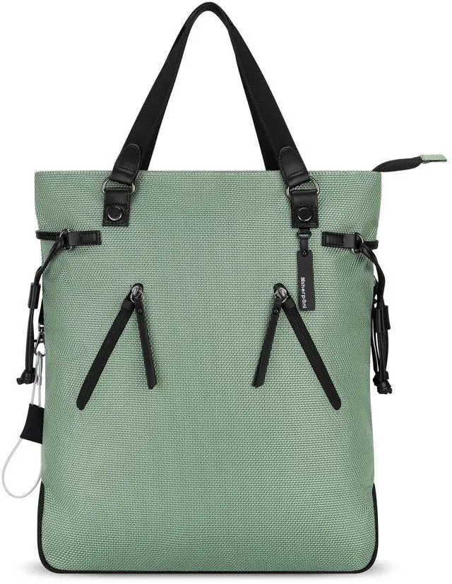 Main image of Sherpani Tempest, Anti Theft Convertible Backpack Tote, 14L Travel Backpack, Travel Gifts for Women, Handbags, RFID Protection, Metal Hardware, Fits 15 Laptop (No Sleeve) (Aloe Mist)
