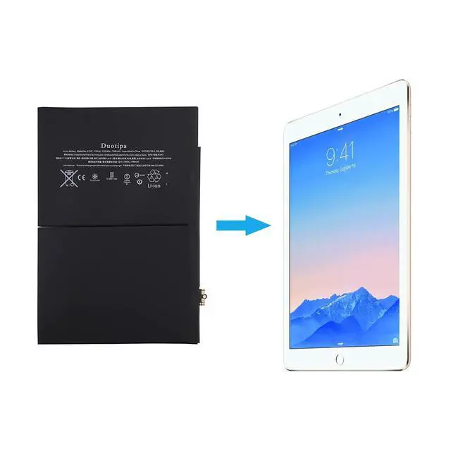 Alt view image 5 of 5 - Duotipa A1547 Compatible with Apple iPad Air 2/iPad 6 A1566 A1567 MGKL2LL/A MGL12LL/A with Repair Tool Kit
