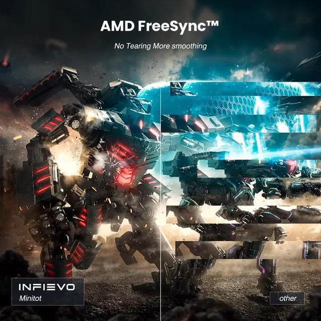 Alt view image 3 of 5 - 27 Inch Gaming Monitor 165Hz/144Hz,QHD 2560x1440 Built-in Speakers 104% sRGB Computer Monitor, Height/Pivot/Swivel/Tilt Adjustable Vertical Monitor, HDR,Support FreeSync, DP,HDMI, VESA Compatible