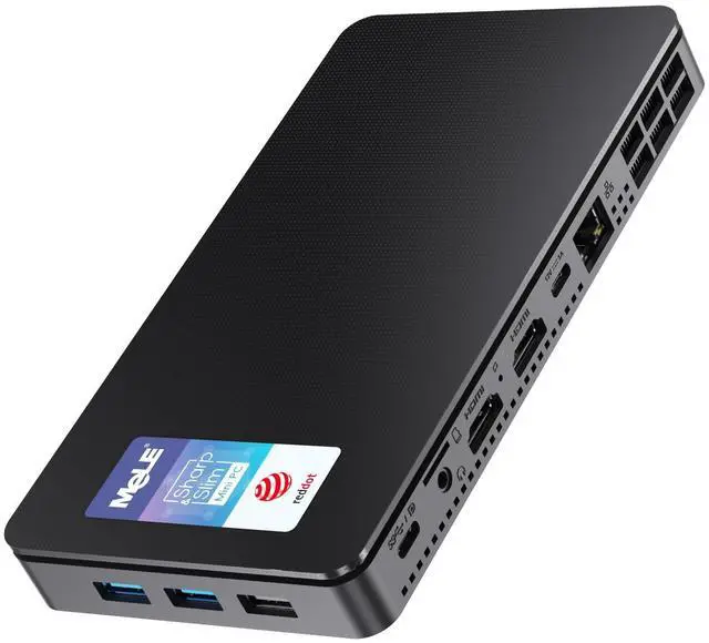 Main image of MeLE Mini PC Overclock X2 N95(up to 3.4GHz) Alder-Lake 12th Gen 16GB RAM 512GB Micro Computer Small Desktop for Office Education Home Triple Screen Display Full Function USB-C WiFi6 BT5.2
