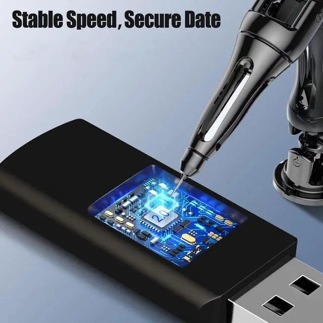 Alt view image 3 of 5 - EASTBULL 8GB USB Flash Drive Bulk Thumb Drives 10 Pack with Lanyards USB 2.0 Memory Sticks Zip Drive Pen Drive for Storage and Backup Black 10PCS 8GB