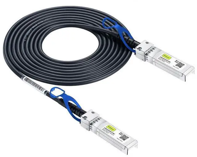 Main image of 10Gtek 25G SFP28 SFP+ DAC Cable - 25GBASE-CR SFP28 to SFP28 Passive Direct Attach Copper Twinax Cable for Dell 470-ACEY, 5-Meter(16.5ft)