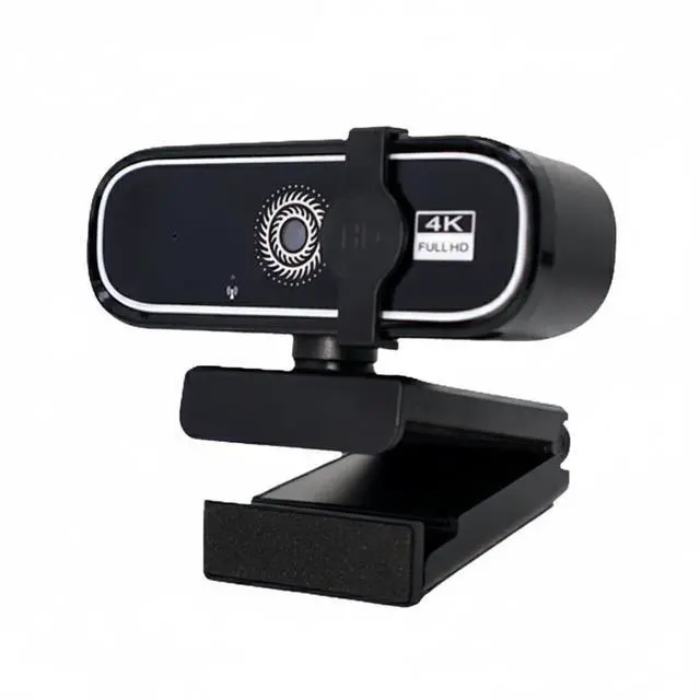 Main image of WEBDARAZ FHD 4K Webcam with AutoFocus, USB Desktop Camera, Black Webcam, Built-in Microphone for Video Conferencing, Online Meetings, Universal Tripod-Ready Clip fits laptops and LCD Monitors.