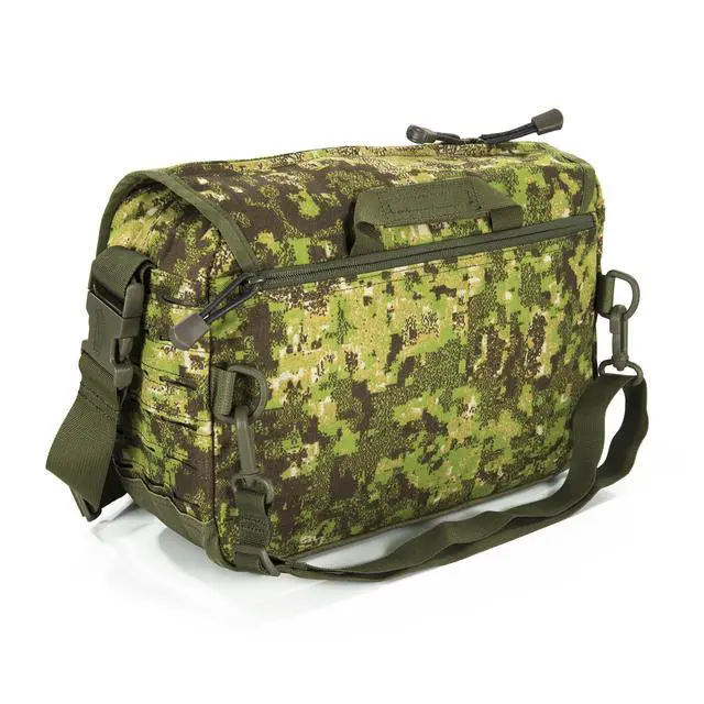 Alt view image 2 of 5 - Direct Action Small Messenger Tactical Bag Pencott Greenzone 6.6 Liter Capacity, ideal for laptop, ipad or tablet
