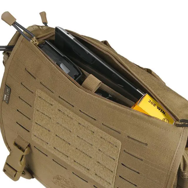 Alt view image 3 of 5 - Direct Action Small Messenger Tactical Bag Pencott Greenzone 6.6 Liter Capacity, ideal for laptop, ipad or tablet