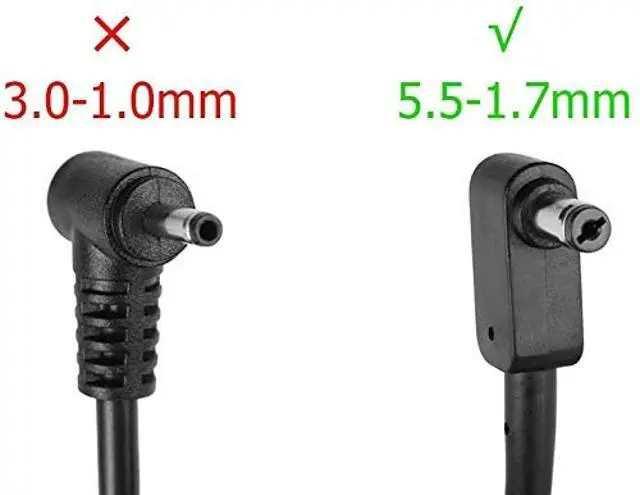 Alt view image 4 of 4 - 19V 2.37A 45W 5.5-1.7mm Big Pin Adapter Charger Replacement fit for Delta Acer ADP-45FE F ADP-45HE D(5.5×1.7mm)
