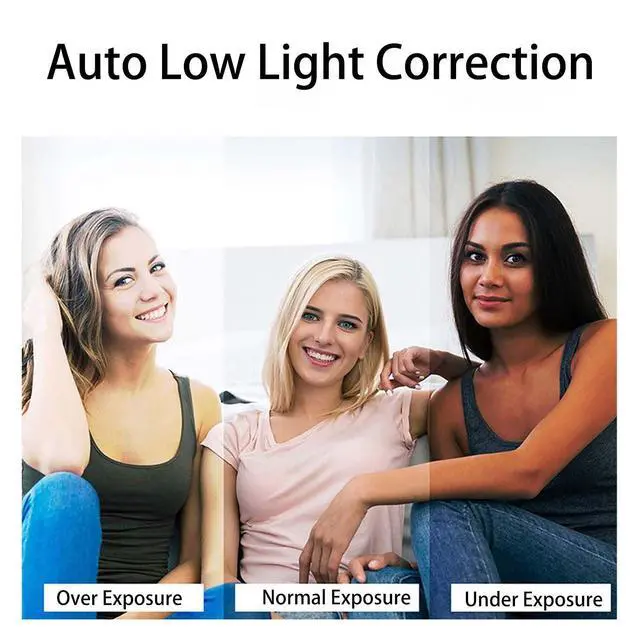 Alt view image 3 of 5 - Jinpei Autofocus 4K QHD Webcam with Privacy Cover, Microphone, Web Computer Camera, Plug and Play,Remote Control JW-07B-4K-A