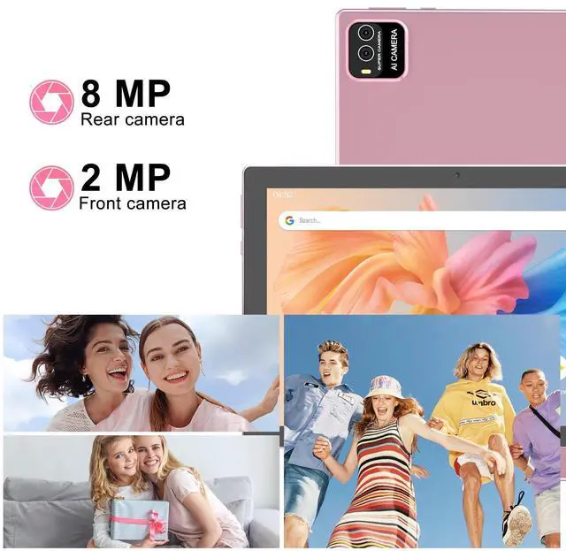 Alt view image 4 of 5 - 2 in 1 18GB+128GB Tablet 10.1 inch Android 15 Tablet Set Tablets with Keyboard Case wireless Mouse Stylus Screen Flim 10.1 IN 1280*800 HD Touch Screen 8MP Dual Camera Games Tab Wi-Fi BT Tableta PC