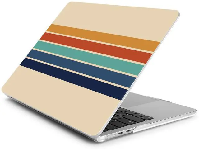 Alt view image 4 of 5 - Batianda Case for New MacBook Air 13 inch 2025 M4 2024 2022 Model A3240 A3113 M3 A2681 M2,Slim Lightweight Protective Shell with Creative Pattern with Keyboard Cover & Screen Protector, Stripe