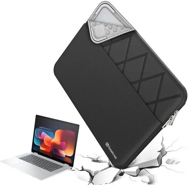 Main image of Smatree 14 inch Laptop Sleeve for HP Dragonfly Pro Chromebook/Dragonfly Pro, HP Laptop Case with Accessory Pocket, YKK Zipper, Patented Super Corner Design (E413)