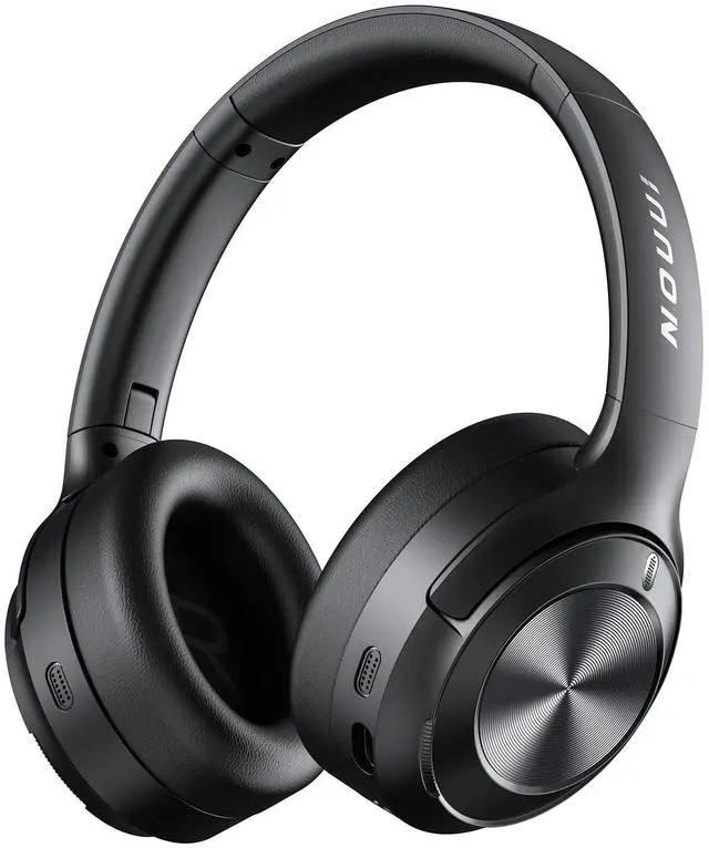 Main image of Hybrid Active Noise Cancelling Headphones, Wireless Bluetooth Headphones with Hi-Res Audio, Deep Bass, Transparent Mode, 70H Playtime Over Ear Bluetooth Headset with Fast Charging for Travel/Office/PC