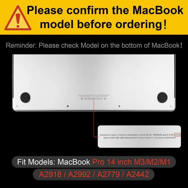 Alt view image 2 of 5 - Yebiseven for M3/M2/M1 MacBook Pro 14" Case 2023 2021 Released A2918/ A2992/ A2779/ A2442, Hard Shell Case with Keyboard Cover+Screeen Film+OTG Adapter+2 Webcam Covers, Blooming Flower