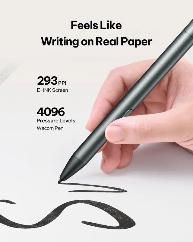 Alt view image 5 of 5 - iFLYTEK AINOTE Air 2 Bundle - Black Folio Case, 8.2-inch AI Note-Taking Tablet Writing Paper Tablets, Digital Notebook with Pen, Voice-to-Text Transcription, Multi-Languages Chatgpt Support