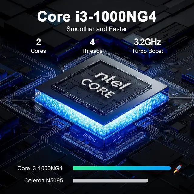 Alt view image 2 of 5 - ZOLWAYTAC Gaming Laptops,Core i3 2 Cores 4 Threads (Upto 3.2GHz) Processor,16" FHD Display 1920X1200IPS,12GB DDR4 512GB SSD,Aluminum Body,WiFi/BT,Silver