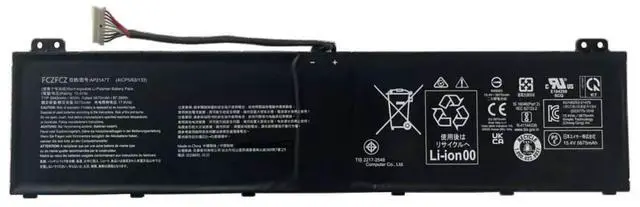 Main image of FCZFCZ AP21A7T Battery 90Wh Replacement for Acer Nitro 5 AN517-55 / Predator Helios 18 PH18-71 / Predator Helios 300 PH315-5 / Predator Helios 300 PH317-55-95XR series AP21A8T AP21A5T KT0040G014 15.4V