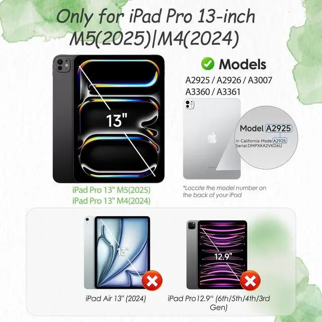 Alt view image 2 of 5 - PandaShield 2-Pack Paper-feel Screen Protector Easy-Installation Box for iPad Pro [13-in.] M4 (2024),Matte,Write and Draw like on Paper,Bubble Free,Anti-Glare,Scratch Resistant,Apple Pencil Support