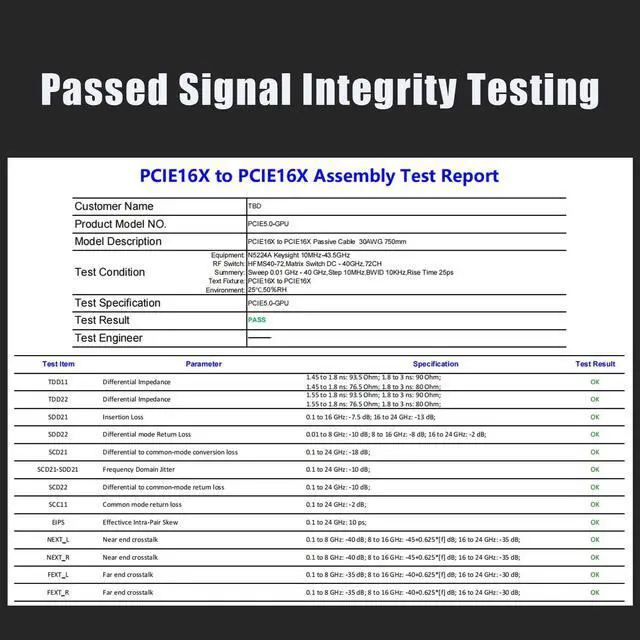 Alt view image 3 of 5 - GLOTRENDS 150mm PCIe 5.0 X16 Riser Cable Right Angle for GPU Server, Support Cascading to Extend Length, Industrial-Grade Performance